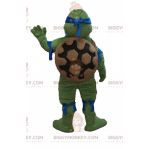 Leonardos berømte Blue Turtle Mascot Costume BIGGYMONKEY™ fra