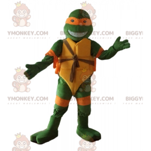 BIGGYMONKEY™ mascottekostuum van de beroemde oranje schildpad