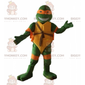 BIGGYMONKEY™ mascottekostuum van de beroemde oranje schildpad