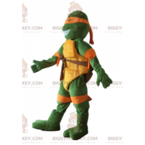 BIGGYMONKEY™ mascot costume of Michelangelo famous orange