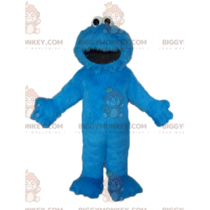 Costume de mascotte BIGGYMONKEY™ d'Elmo marionnette bleue de