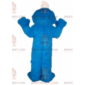 BIGGYMONKEY™ maskotdräkt Elmo Berömda Blue Sesame Street Puppet