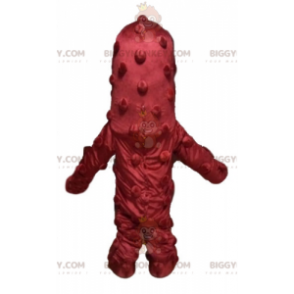 Fantasia de mascote alienígena BIGGYMONKEY™ de Ciclope Vermelho