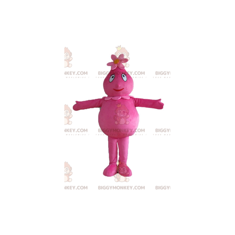 Barbabelle Beroemd roze personage BIGGYMONKEY™ mascottekostuum