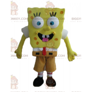 Animowany kostium maskotka Spongebob BIGGYMONKEY™ z żółtym