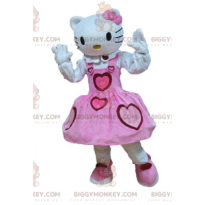 Costume de mascotte BIGGYMONKEY™ d'Hello Kitty chat de dessin