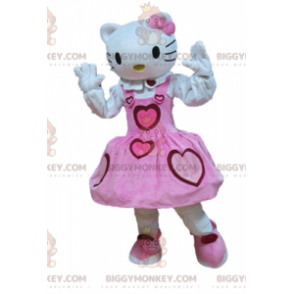 Costume de mascotte BIGGYMONKEY™ d'Hello Kitty chat de dessin