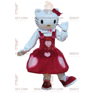 Fato de mascote de gato de desenho animado Hello Kitty