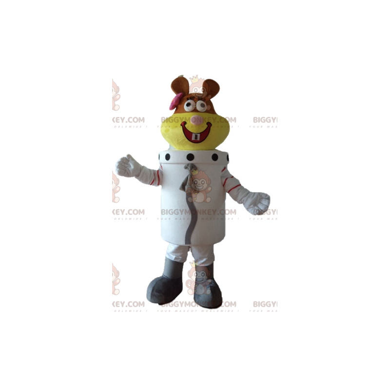 Costume de mascotte BIGGYMONKEY™ de castor astronaute de castor