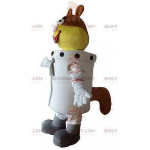 Weltraumbiber Astronaut Biber BIGGYMONKEY™ Maskottchen Kostüm -