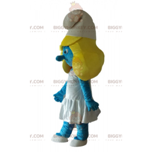 BIGGYMONKEY™ maskotdräkt av Smurfetten från den berömda