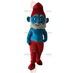 Papa Smurf kuuluisa sarjakuvahahmo BIGGYMONKEY™ maskottiasu -