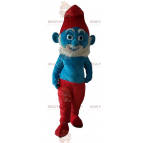 Grote smurf beroemde stripfiguur BIGGYMONKEY™ mascottekostuum -