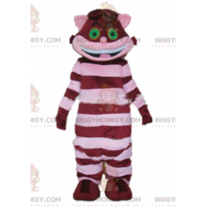 Traje de mascote de gato Chafouin BIGGYMONKEY™ de Alice no País