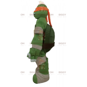 Kostým maskota BIGGYMONKEY™ slavné oranžové želvy Michelangelo