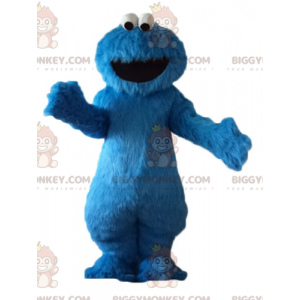 BIGGYMONKEY™ Costume da mascotte Elmo Famoso personaggio blu di