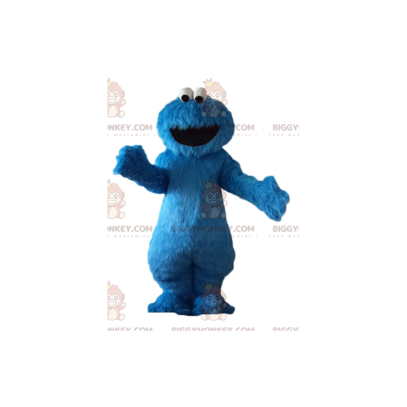 BIGGYMONKEY™ Costume da mascotte Elmo Famoso personaggio blu di