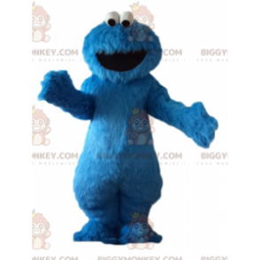 BIGGYMONKEY™ Costume da mascotte Elmo Famoso personaggio blu di