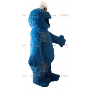 BIGGYMONKEY™ maskotkostume Elmo Berømte Sesamgade blå karakter