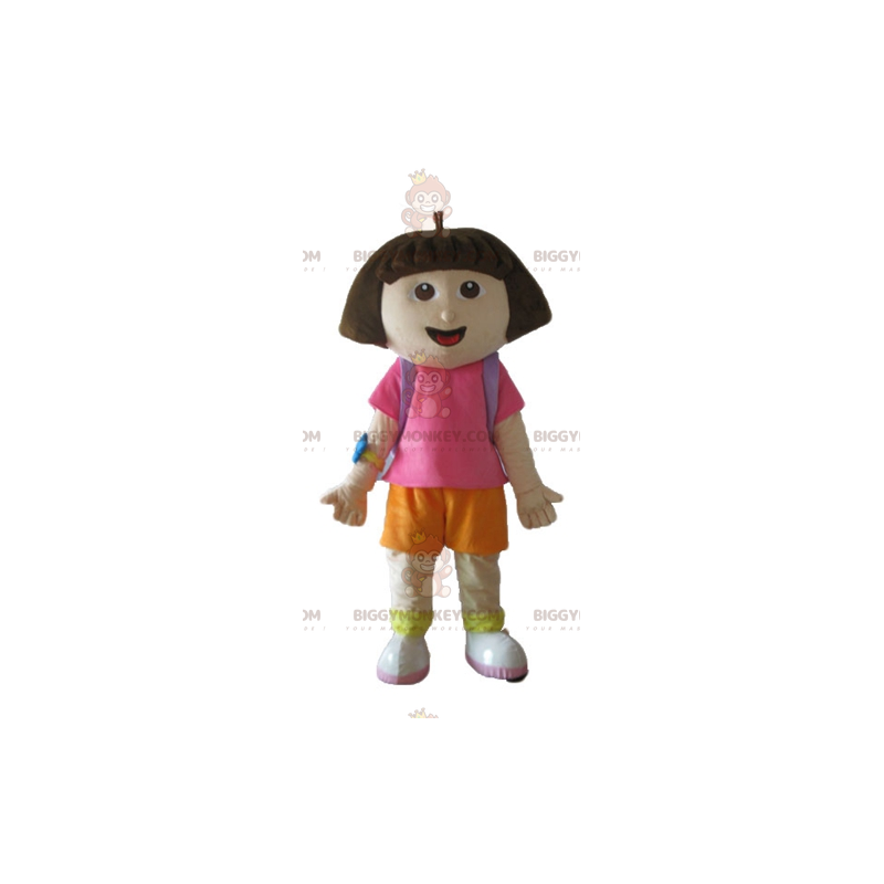 Dora Explorer Kuuluisa sarjakuvatyttö BIGGYMONKEY™ maskottiasu