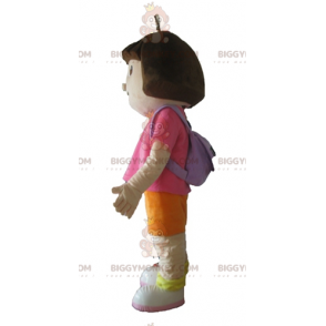 Disfraz de mascota BIGGYMONKEY™ de Dora la exploradora, famosa