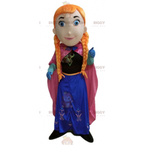 Prinzessin Redhead Girl BIGGYMONKEY™ Maskottchenkostüm mit