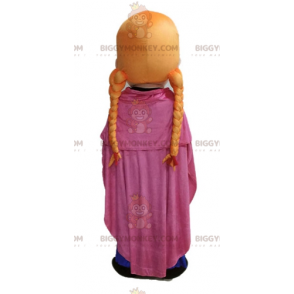 Costume de mascotte BIGGYMONKEY™ de fille rousse de princesse