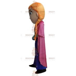 Fantasia de mascote princesa ruiva BIGGYMONKEY™ com tranças –
