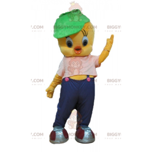 Costume de mascotte BIGGYMONKEY™ de Titi canari jaune des