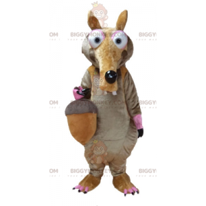 Ice Age Scrat Famous Squirrel BIGGYMONKEY™ maskotdräkt -