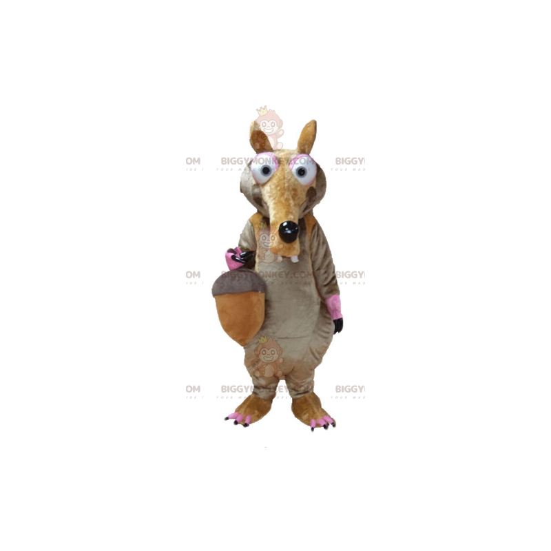 Στολή μασκότ Scrat Famous Squirrel BIGGYMONKEY™ -