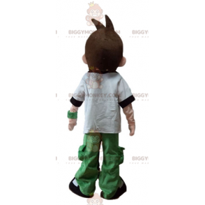 Cartoon Jugend Teen Boy BIGGYMONKEY™ Maskottchen Kostüm -