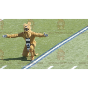 Roaring Yellow Bear BIGGYMONKEY™ Mascot Costume –