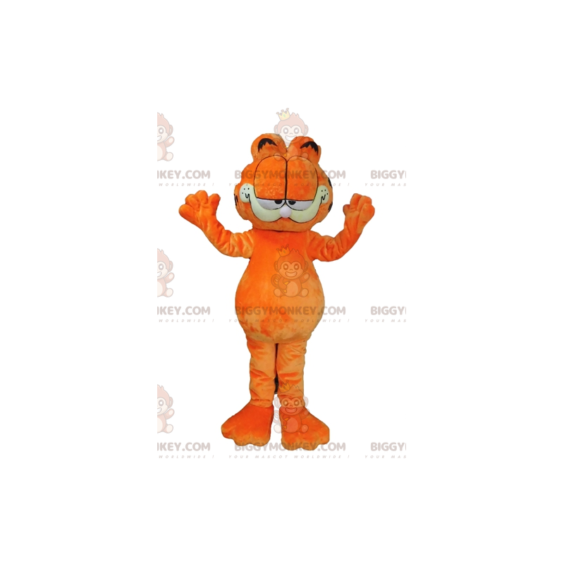 Garfield famous cartoon orange cat BIGGYMONKEY™ mascot costume