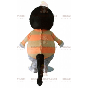 BIGGYMONKEY™ Weird Creature Kabouter Gnome Met Hoorns Mascotte