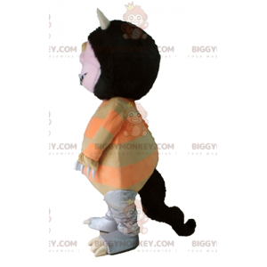 BIGGYMONKEY™ Disfraz de mascota de gnomo leprechaun con cuernos