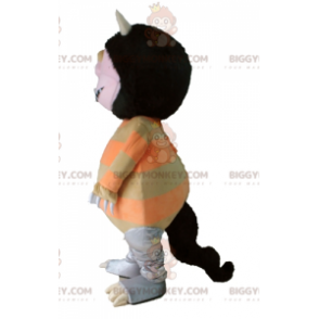 BIGGYMONKEY™ Disfraz de mascota de gnomo leprechaun con cuernos