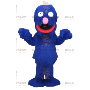 Costume de mascotte BIGGYMONKEY™ de Grover monstre bleu de