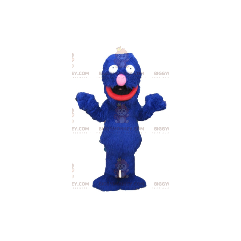 Costume de mascotte BIGGYMONKEY™ de Grover monstre bleu de