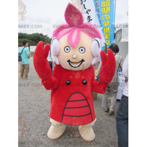Fantasia de mascote BIGGYMONKEY™ Garota vestida com fantasia de