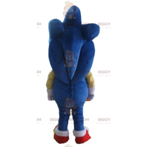 Disfraz de mascota BIGGYMONKEY™ de Sonic the Famous Video Game