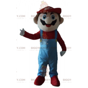 Costume della mascotte di Mario famoso personaggio dei