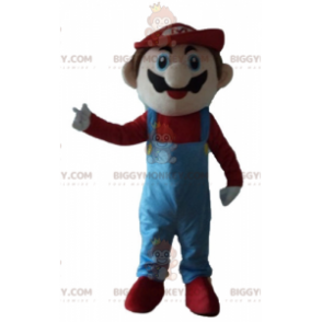 Costume della mascotte di Mario famoso personaggio dei