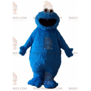 Fantasia de mascote do monstro peludo do fantoche azul Elmo