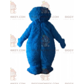 Fantasia de mascote do monstro peludo do fantoche azul Elmo