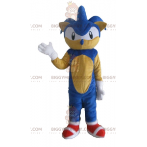 Kuuluisan videopelin Sonicin Blue Hedgehogin maskottiasu