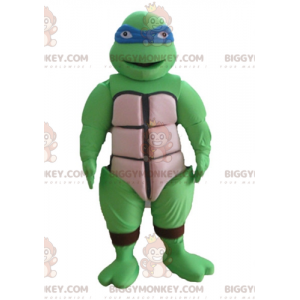 BIGGYMONKEY™ maskotdräkt av Leonardo berömda ninjasköldpadda