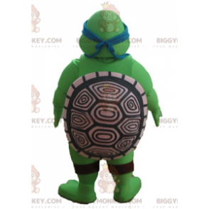 Traje de mascote de tartaruga ninja BIGGYMONKEY™ com faixa vermelha