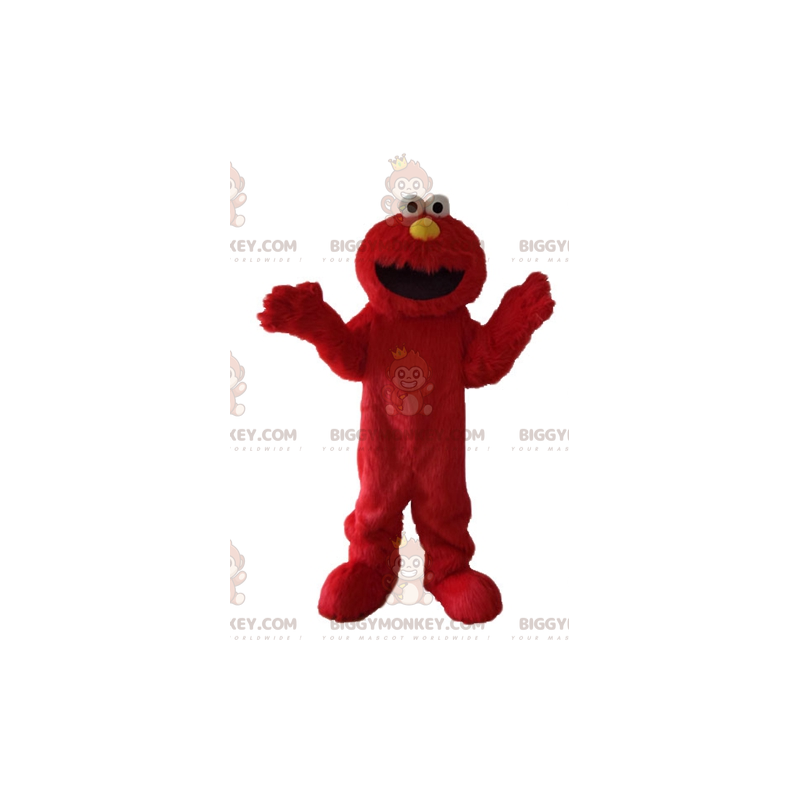 BIGGYMONKEY™ Costume da mascotte di Elmo il famoso burattino