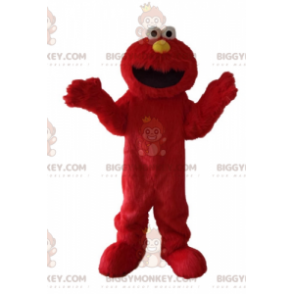 BIGGYMONKEY™ μασκότ στολή του Elmo the Famous Sesame Street Red